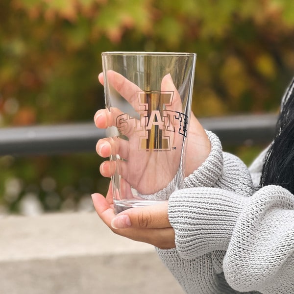 I-State 23k Gold Foil 16 oz. Pint Glass